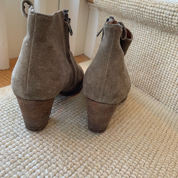 Brown/ tan suede madewell booties - Picture 4 of 6
